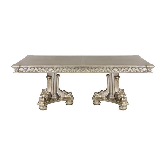 Catalonia Dining Table in Platinum Gold 1824PG-112*