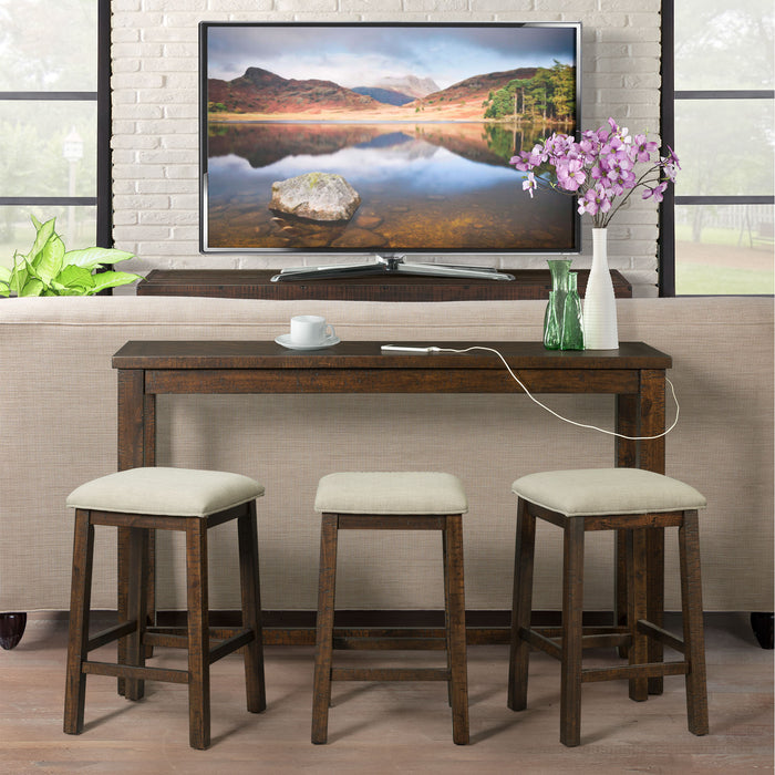 Jax Bar Table Single Pack (Table + Three Stools) - Eclectic 79 Furniture Store