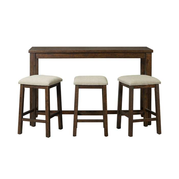 Jax Bar Table Single Pack (Table + Three Stools) - Eclectic 79 Furniture Store