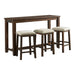 Jax Bar Table Single Pack (Table + Three Stools) - Eclectic 79 Furniture Store