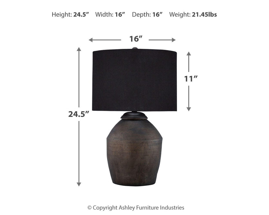 Naareman Lamp Set - Eclectic 79 Furniture Store