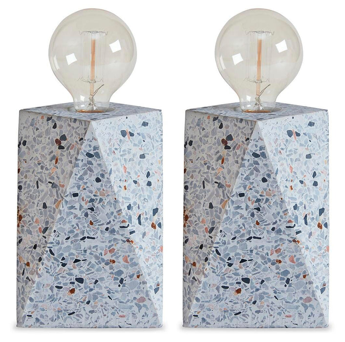 Maywick Table Lamp Set - Eclectic 79 Furniture Store