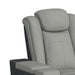 Lantana Power Motion Sofa with Power Headrest, Led, DDT, reading light and PWS in Rocky Cement/Charcoal - Eclectic 79 Furniture Store