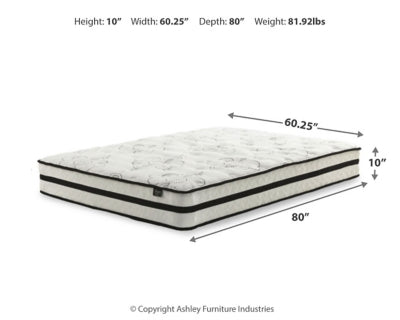 Chime 10 Inch Hybrid Mattress in a Box - Eclectic 79 Furniture Store