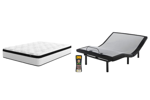 Chime 12 Inch California King Hybrid Mattress Package - Eclectic 79 Furniture Store