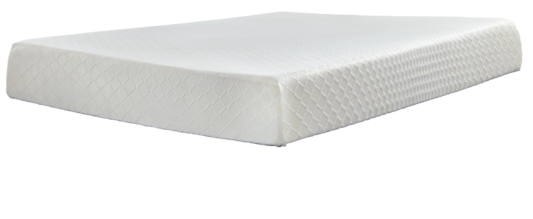 10 Inch Chime Memory Foam Mattress Set - Eclectic 79 Furniture Store