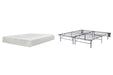 10 Inch Chime Memory Foam Mattress Set - Eclectic 79 Furniture Store