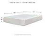 10 Inch Chime Memory Foam Mattress Set - Eclectic 79 Furniture Store
