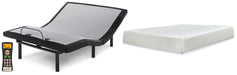 10 Inch Chime Memory Foam Mattress Set - Eclectic 79 Furniture Store