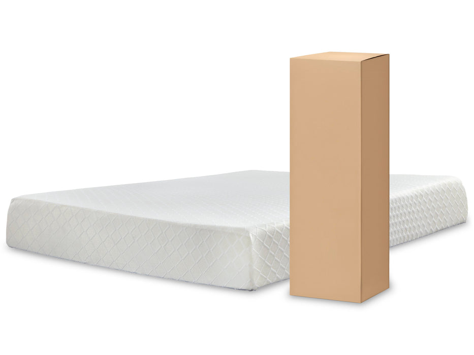 10 Inch Chime Memory Foam Mattress Set - Eclectic 79 Furniture Store