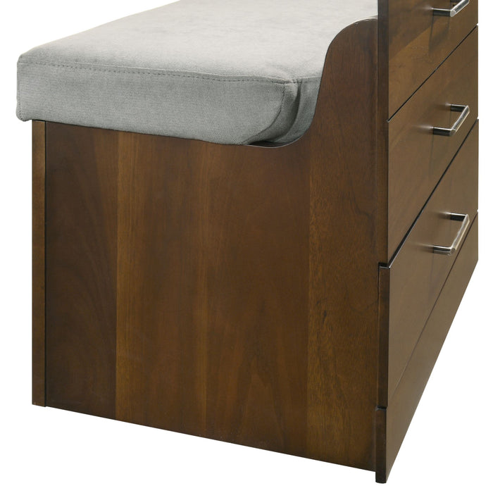 Malibu Dressing Table in Walnut - Eclectic 79 Furniture Store