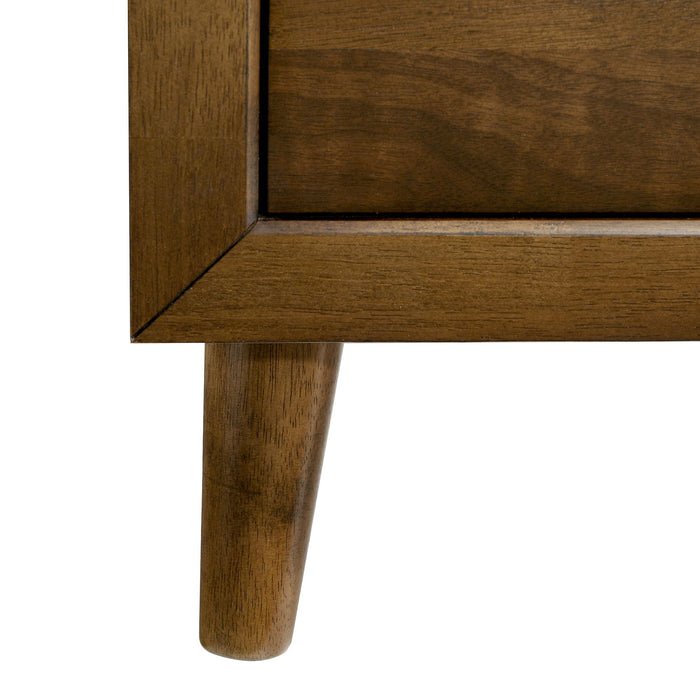 Malibu 4-Drawer Chest in Walnut
