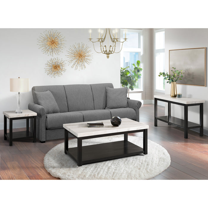 Marcello w/ White Top - Sofa Table - Eclectic 79 Furniture Store