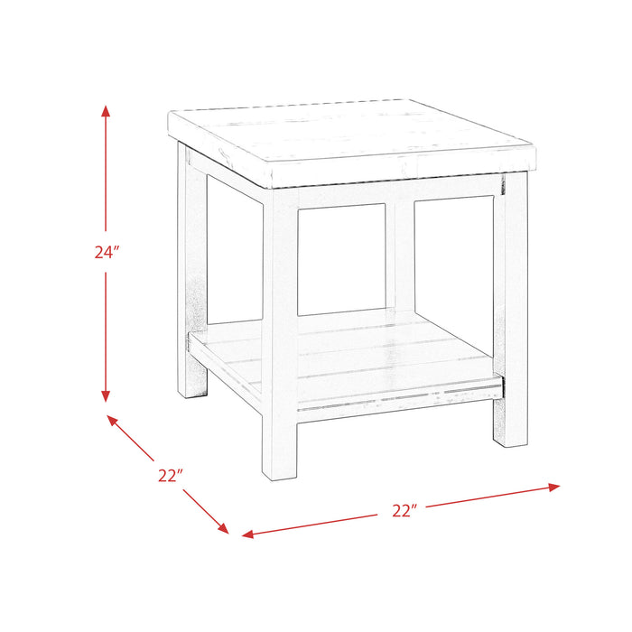 Marcello w/ White Top - End table - Eclectic 79 Furniture Store
