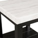 Marcello w/ White Top - End table - Eclectic 79 Furniture Store