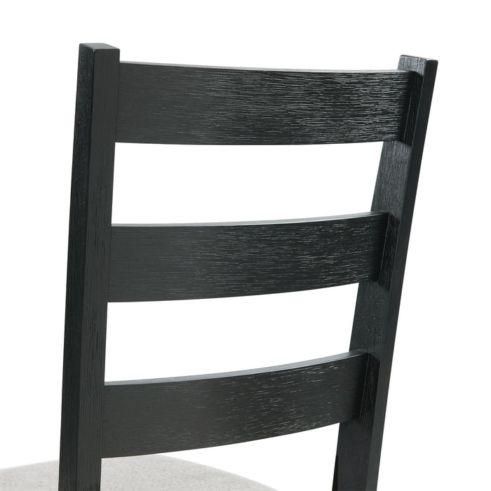 Martin 6 PC Dining Set (Black Base) - Eclectic 79 Furniture Store
