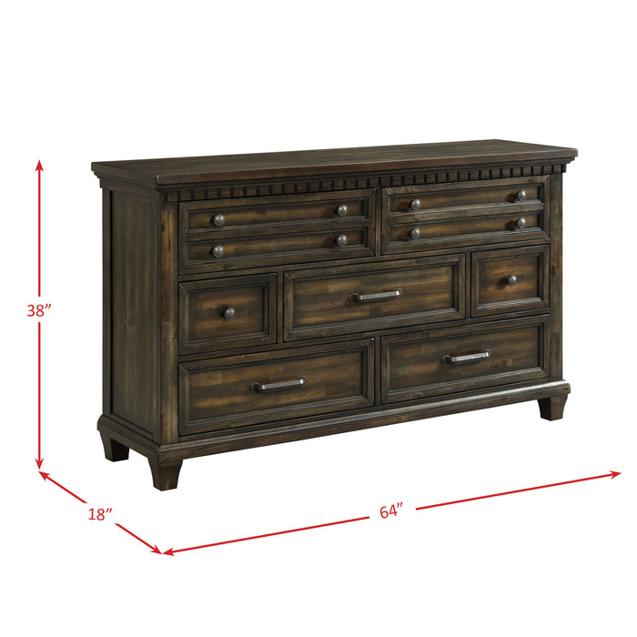 McCoy 7-Drawer Dresser - Eclectic 79 Furniture Store