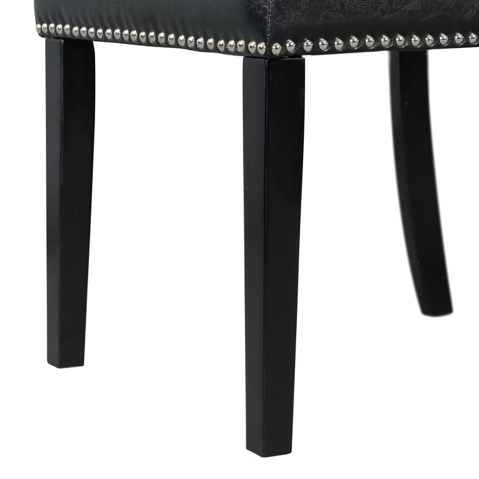 Meridian Dining Side Chair Black (2 Per Pack)