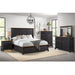 Montrose Storage Bedroom Set in Espresso & Brown - Eclectic 79 Furniture Store
