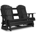 Hyland wave Outdoor Glider Loveseat - Eclectic 79 Furniture Store
