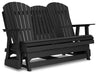Hyland wave Outdoor Glider Loveseat - Eclectic 79 Furniture Store