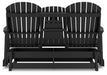 Hyland wave Outdoor Glider Loveseat - Eclectic 79 Furniture Store