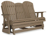 Hyland wave Outdoor Glider Loveseat - Eclectic 79 Furniture Store