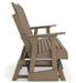 Hyland wave Outdoor Glider Loveseat - Eclectic 79 Furniture Store