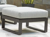 Beachloft Outdoor Ottoman with Cushion - Eclectic 79 Furniture Store