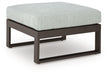 Beachloft Outdoor Ottoman with Cushion - Eclectic 79 Furniture Store
