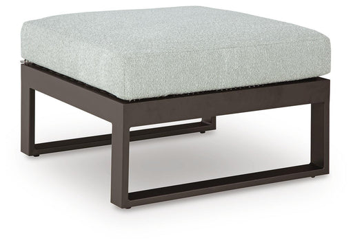 Beachloft Outdoor Ottoman with Cushion - Eclectic 79 Furniture Store
