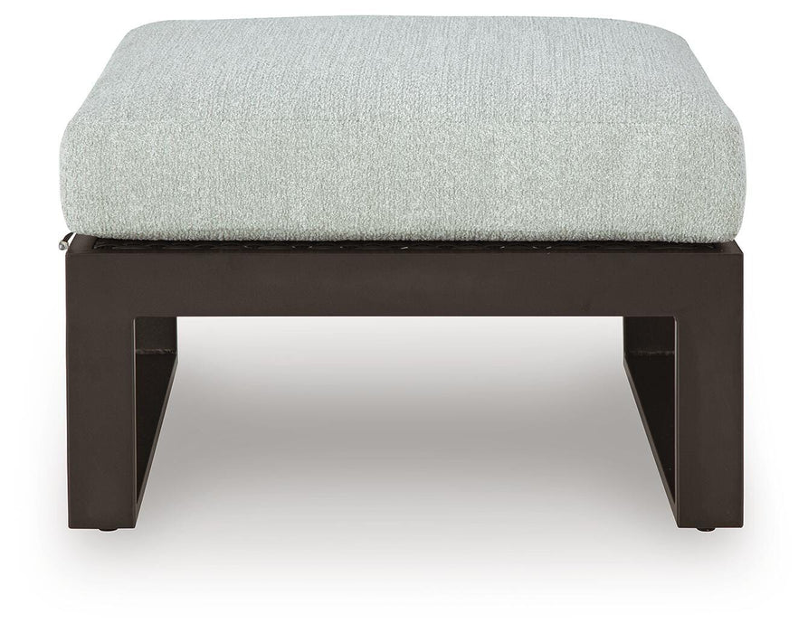 Beachloft Outdoor Ottoman with Cushion - Eclectic 79 Furniture Store