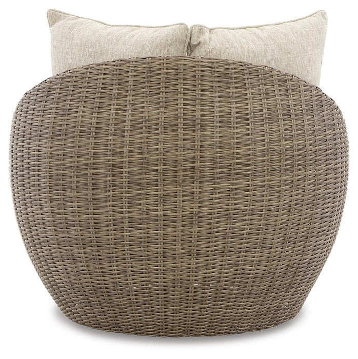Danson Swivel Lounge with Cushion (Set of 2) - Eclectic 79 Furniture Store