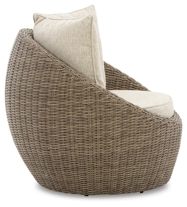 Danson Swivel Lounge with Cushion (Set of 2) - Eclectic 79 Furniture Store