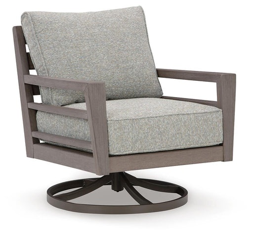 Hillside Barn Outdoor Swivel Lounge with Cushion - Eclectic 79 Furniture Store