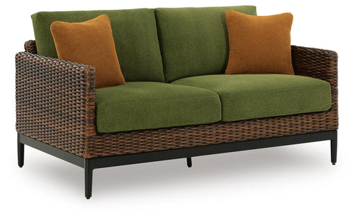 Horizon Hall Outdoor Loveseat with Cushion - Eclectic 79 Furniture Store