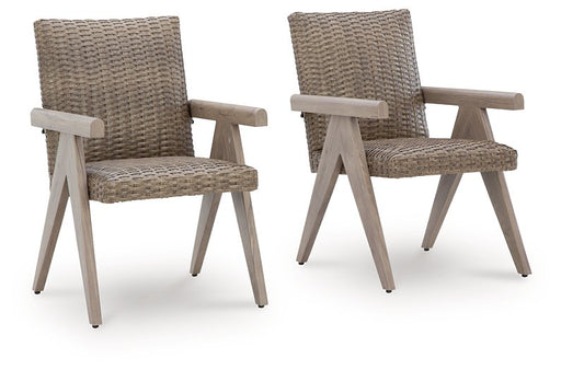 Cliff Trails Outdoor Arm Chair (Set of 2) - Eclectic 79 Furniture Store