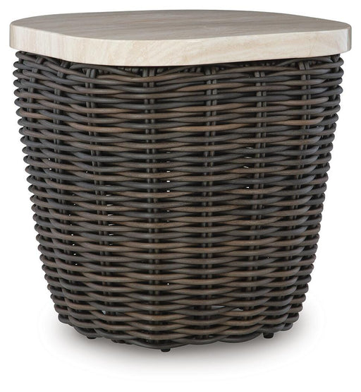 Kimora Outdoor End Table - Eclectic 79 Furniture Store