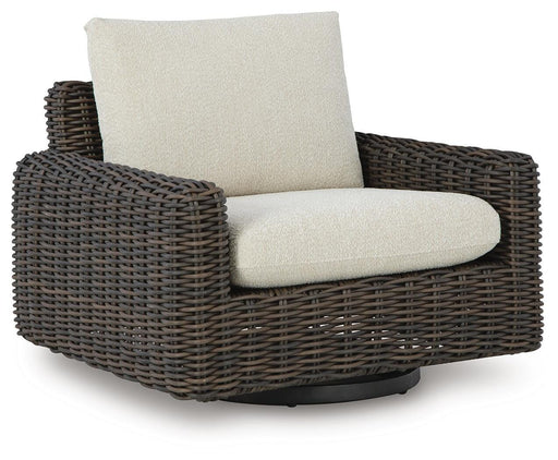 Kimora Outdoor Swivel Lounge Chair - Eclectic 79 Furniture Store