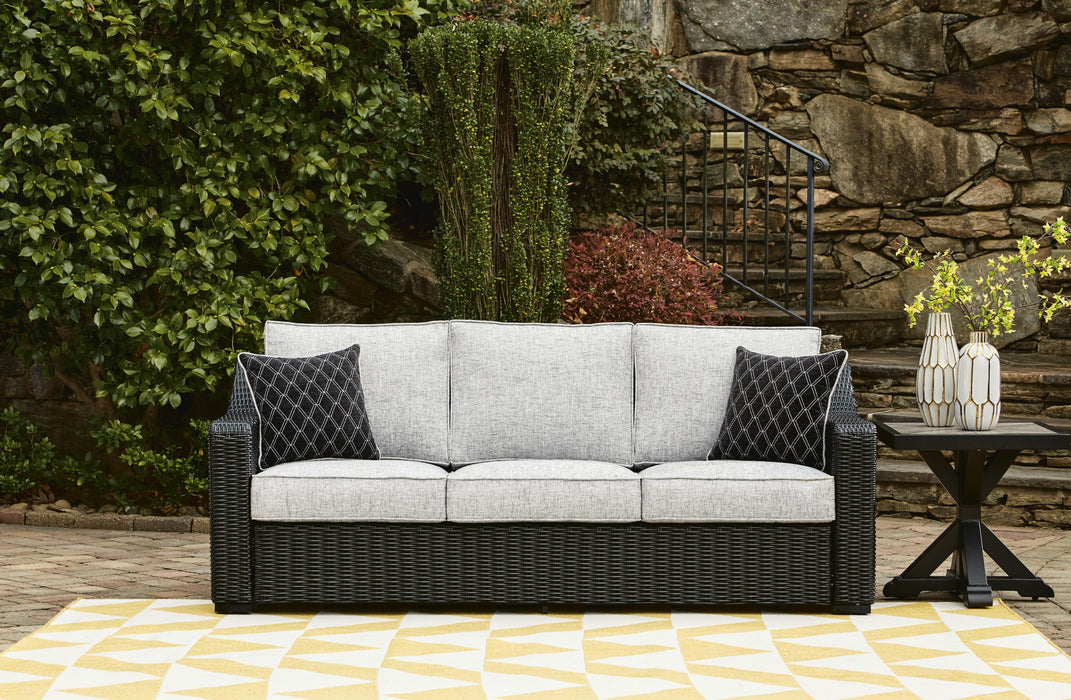 Beachcroft Outdoor Sofa with Cushion - Eclectic 79 Furniture Store