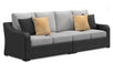 Beachcroft 2-Piece Outdoor Loveseat with Cushion - Eclectic 79 Furniture Store