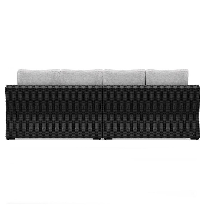 Beachcroft 2-Piece Outdoor Loveseat with Cushion - Eclectic 79 Furniture Store