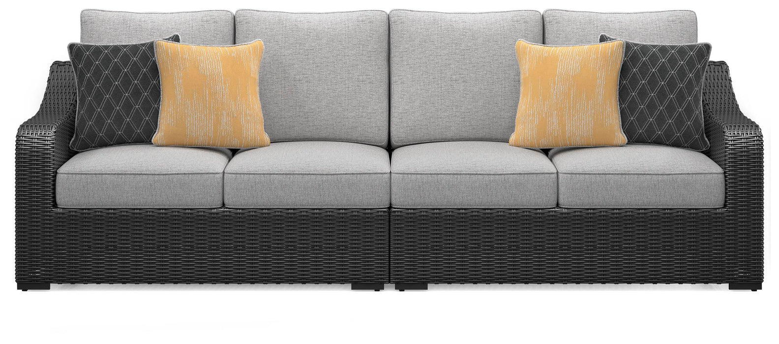 Beachcroft 2-Piece Outdoor Loveseat with Cushion - Eclectic 79 Furniture Store