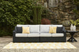 Beachcroft 2-Piece Outdoor Loveseat with Cushion - Eclectic 79 Furniture Store