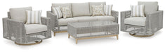 Seton Creek Outdoor Upholstery Set - Eclectic 79 Furniture Store