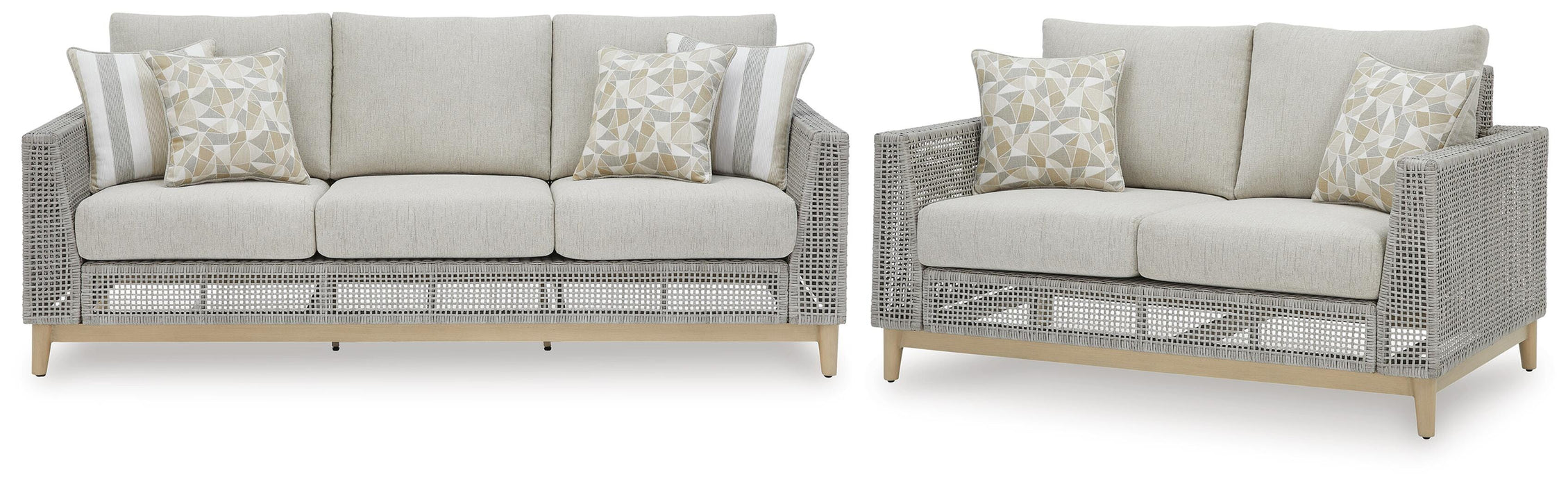 Seton Creek Outdoor Seating Set - Eclectic 79 Furniture Store