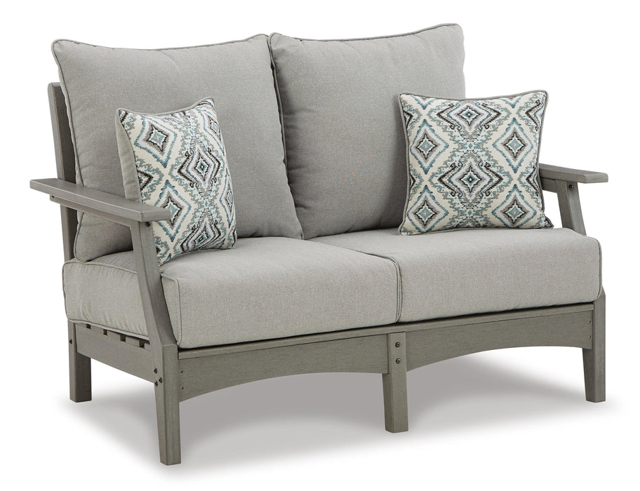 Visola Outdoor Sofa and Loveseat Set - Eclectic 79 Furniture Store