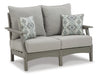 Visola Outdoor Sofa and Loveseat Set - Eclectic 79 Furniture Store