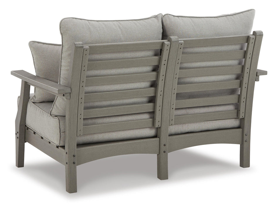 Visola Outdoor Sofa and Loveseat Set - Eclectic 79 Furniture Store