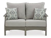 Visola Outdoor Sofa and Loveseat Set - Eclectic 79 Furniture Store